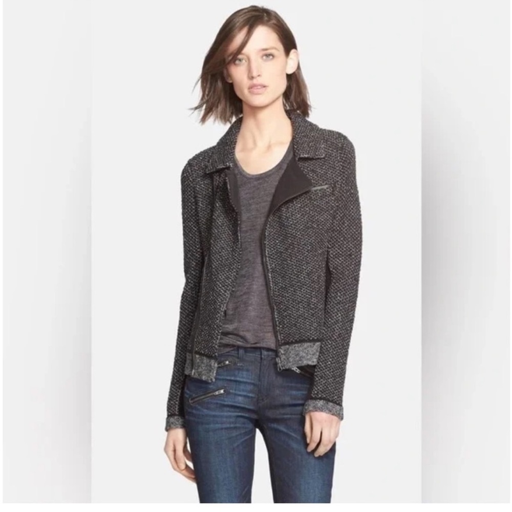 rag & bone Melinda Knit Biker Jacket